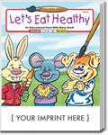 SC1835 Lets Eat Healthy Paint with Water Book with Custom Imprint 